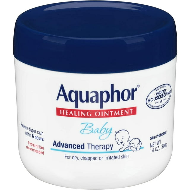 Aquaphor Baby Healing Ointment - Advance Therapy for Diaper Rash, Chapped Cheeks and Minor Scrapes - 14 Oz Jar Visit the Aquaphor Store