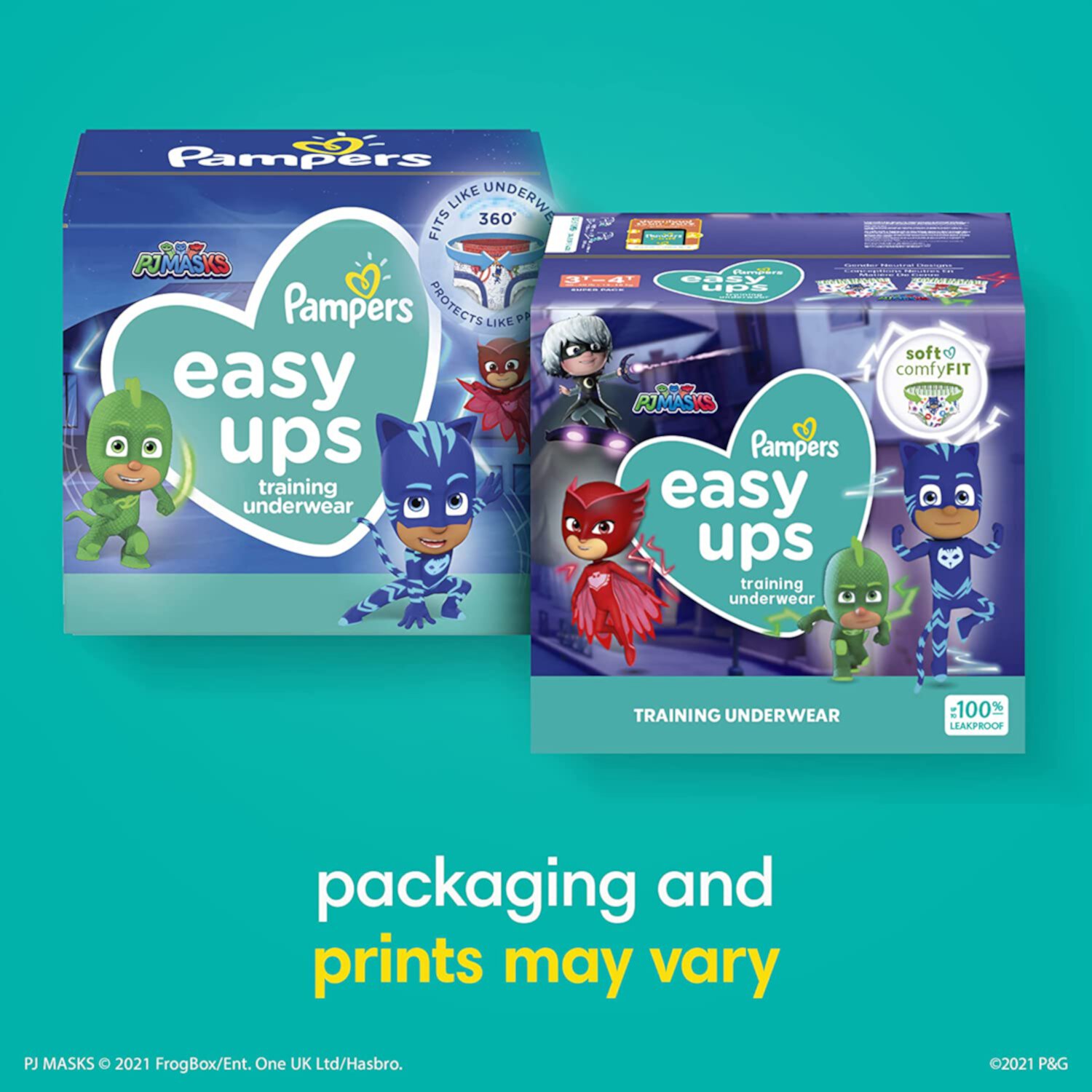 Pampers Easy Ups Training Pants Boys and Girls, 5T-6T (Size 7), 80 Count, Packaging & Prints May Vary Pampers