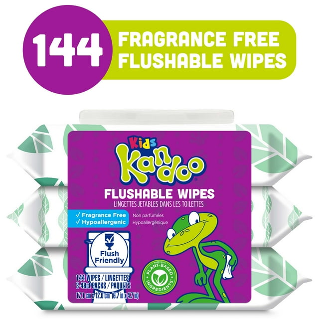 Kandoo Flushable Wipes with Flip Top - 400ct Kandoo