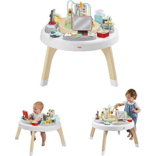 Fisher-Price Learning Toy 2-in-1 Like a Boss Infant Activity Center and Toddler Play Table Visit the Fisher-Price Store