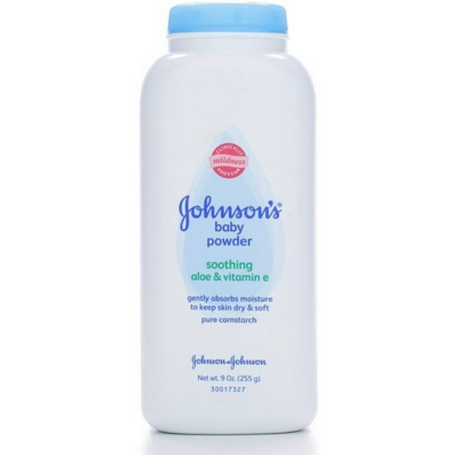 JOHNSON'S Baby Powder, Pure Cornstarch with Soothing Aloe & Vitamin E 9 oz (Pack of 6) Visit the Johnson's Store