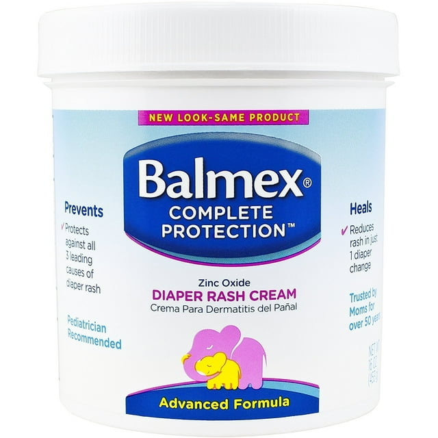 Balmex Diaper Rash Cream With Zinc Oxide 16 oz Balmex