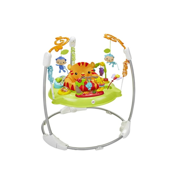 Fisher-Price Roarin' Rainforest Jumperoo - Infant Activity Center with Music, Lights & Sounds, Unisex Visit the Fisher-Price Store