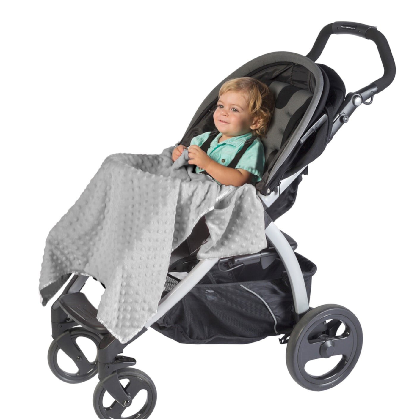 J.L. Childress Cuddle 'N Cover Stroller Blanket and Shade, Privacy Cover for Travel, Grey J.L. Childress