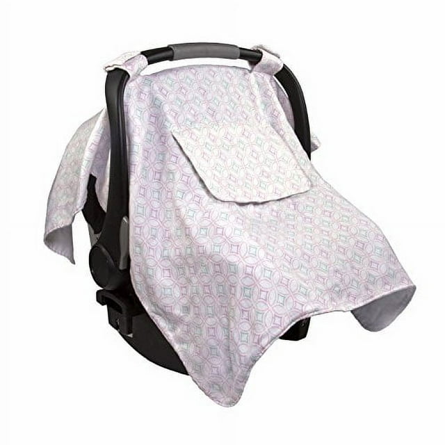 Summer Muslin Little Looks Car Seat Cover, Medallion Days Summer Infant