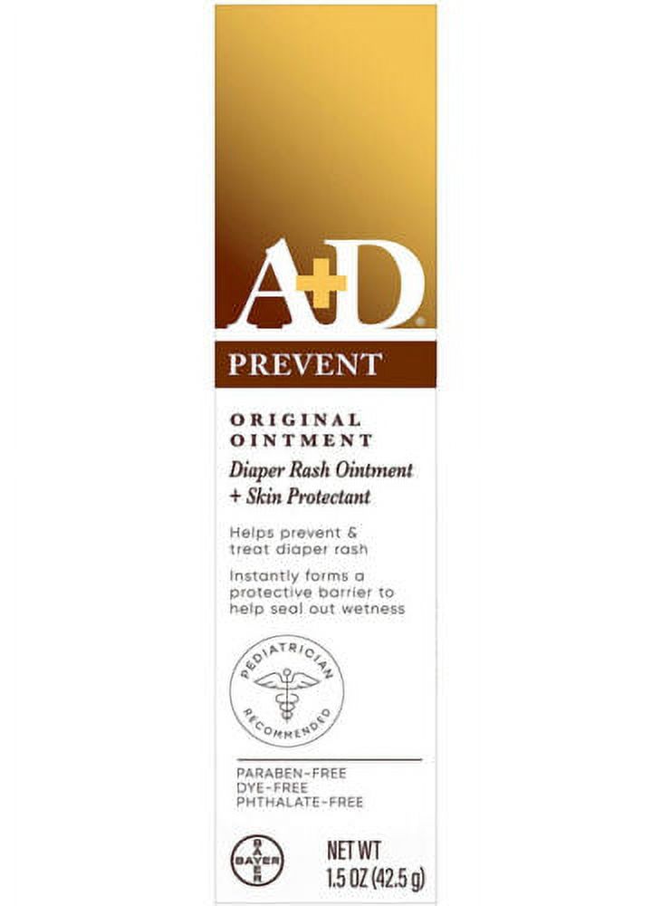 Pack de 2 Pomadas Originales A+D, Dermatitis Del Pañal y Protector de la Piel, Tubo de 1.5 oz A+D