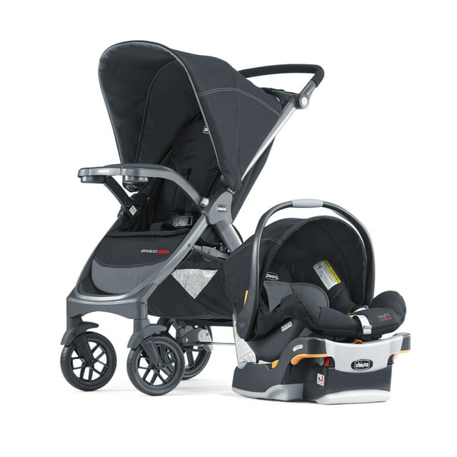 Chicco Bravo Sport Trio Travel System - Iron (Black), New Chicco