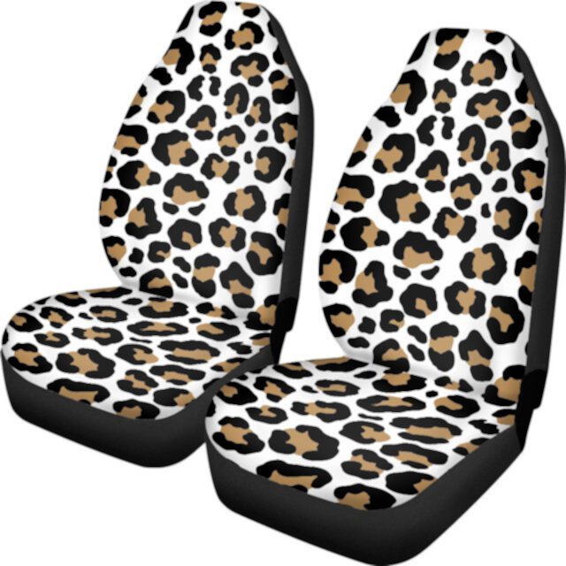 Vodetik Store Car Seat Covers for Front Seat, Cheetah Print Seat Covers for Cars Trucks SUV Vodetik Store