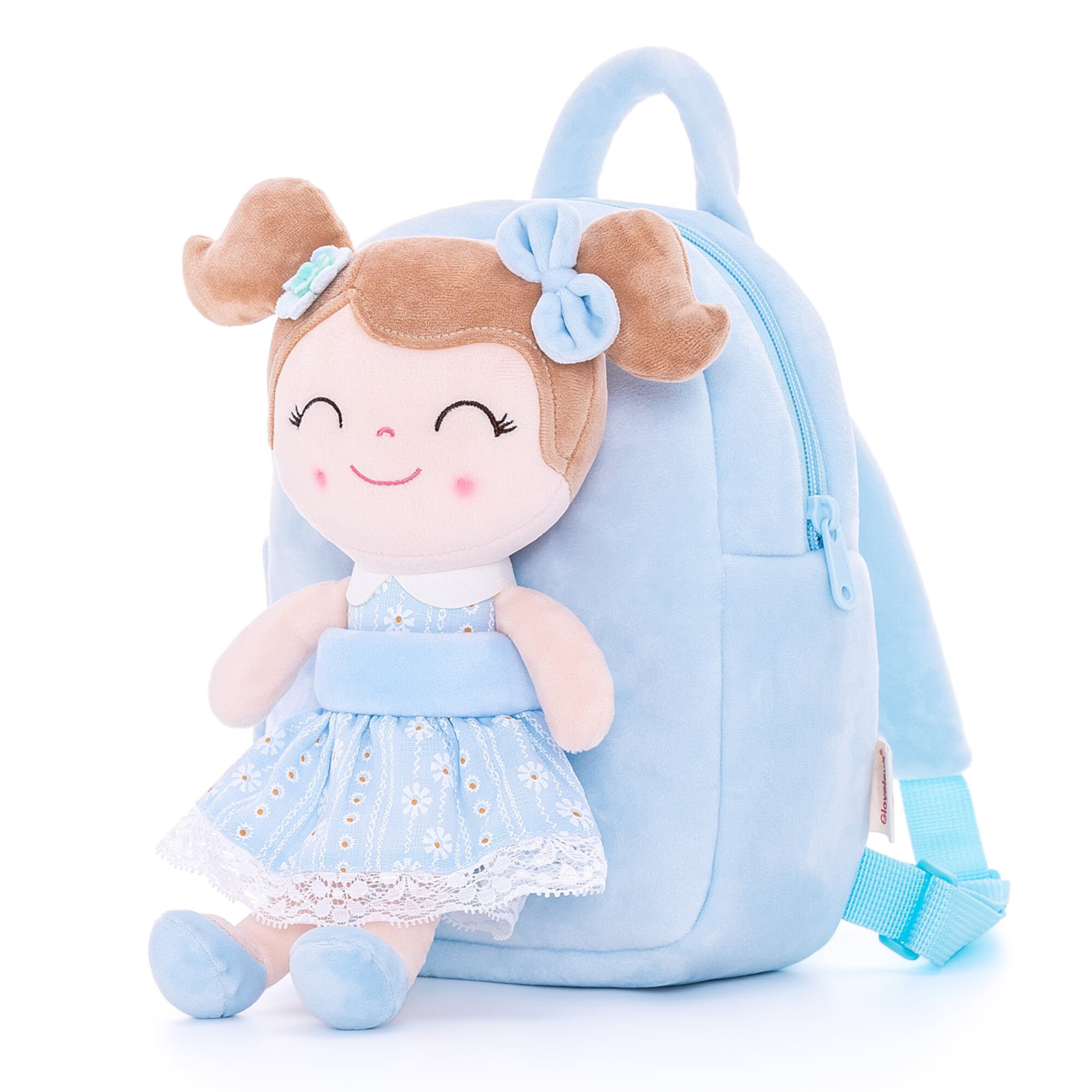 Gloveleya Toddler Backpacks Baby Girl Backpack Girl Gifts Blue 9 inches Gloveleya