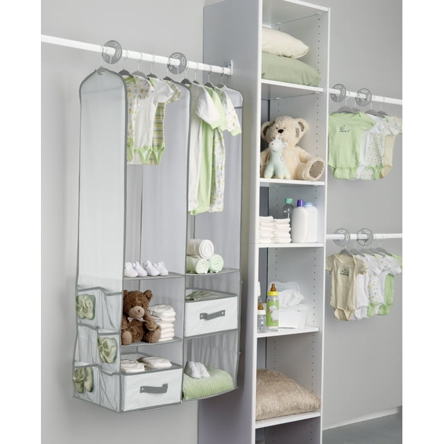 Delta Children 24-Piece Nursery Storage Set - Dove Gray Delta Children