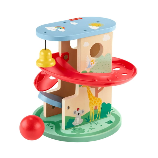 Fisher-Price Wooden Treehouse Ball Run for Developmental Role Play, Unisex, 9M+ Visit the Fisher-Price Store