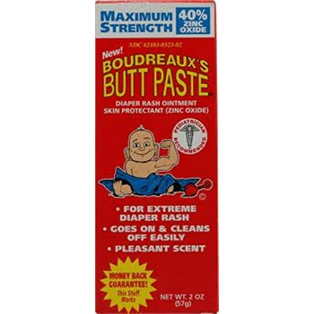 Boudreaux's Butt Paste Diaper Rash Ointment Maximum Strength (Pack of 2) Visit the Boudreaux's Butt Paste Store