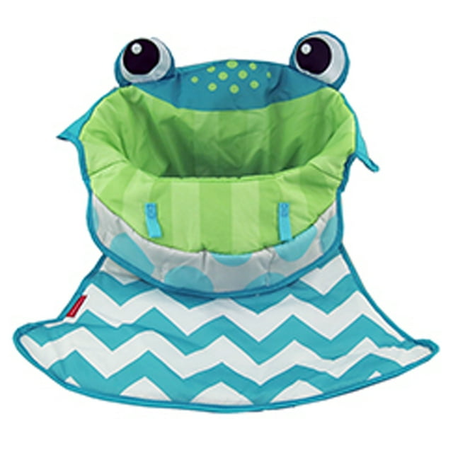 Replacement Part for Fisher-Price Sit-Me-Up Baby Floor Seat - FWY43 ~ Replacement Seat Cushion/Pad ~ Green and White Frog Print Chevron Pattern Visit the Fisher-Price Store