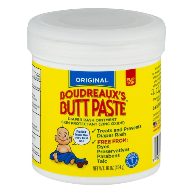 Boudreaux's Butt Paste, Orignal Diaper Rash Ointment Jar 16 oz (454 g) Visit the Boudreaux's Butt Paste Store