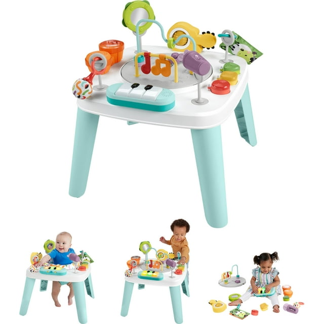 Fisher-Price 3-in-1 Hit Wonder Baby Activity Center & Toddler Play Table with Music & Lights, Unisex Visit the Fisher-Price Store