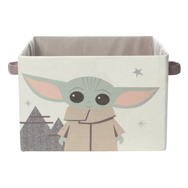 Lambs & Ivy Star Wars Grogu/Baby Yoda Foldable/Collapsible Storage Bin/Basket Lambs & Ivy