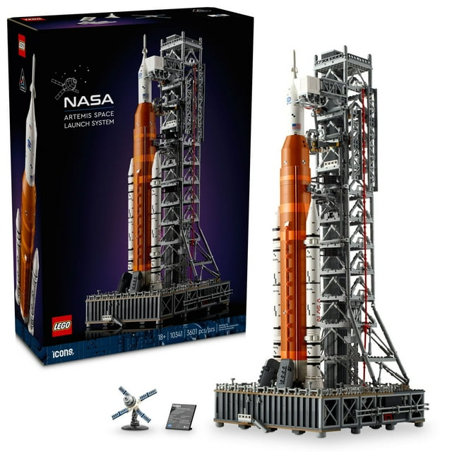 LEGO Icons NASA Artemis Space Launch System, Buildable Space Gift for Adults, DIY Project for Adults, 10341 Lego