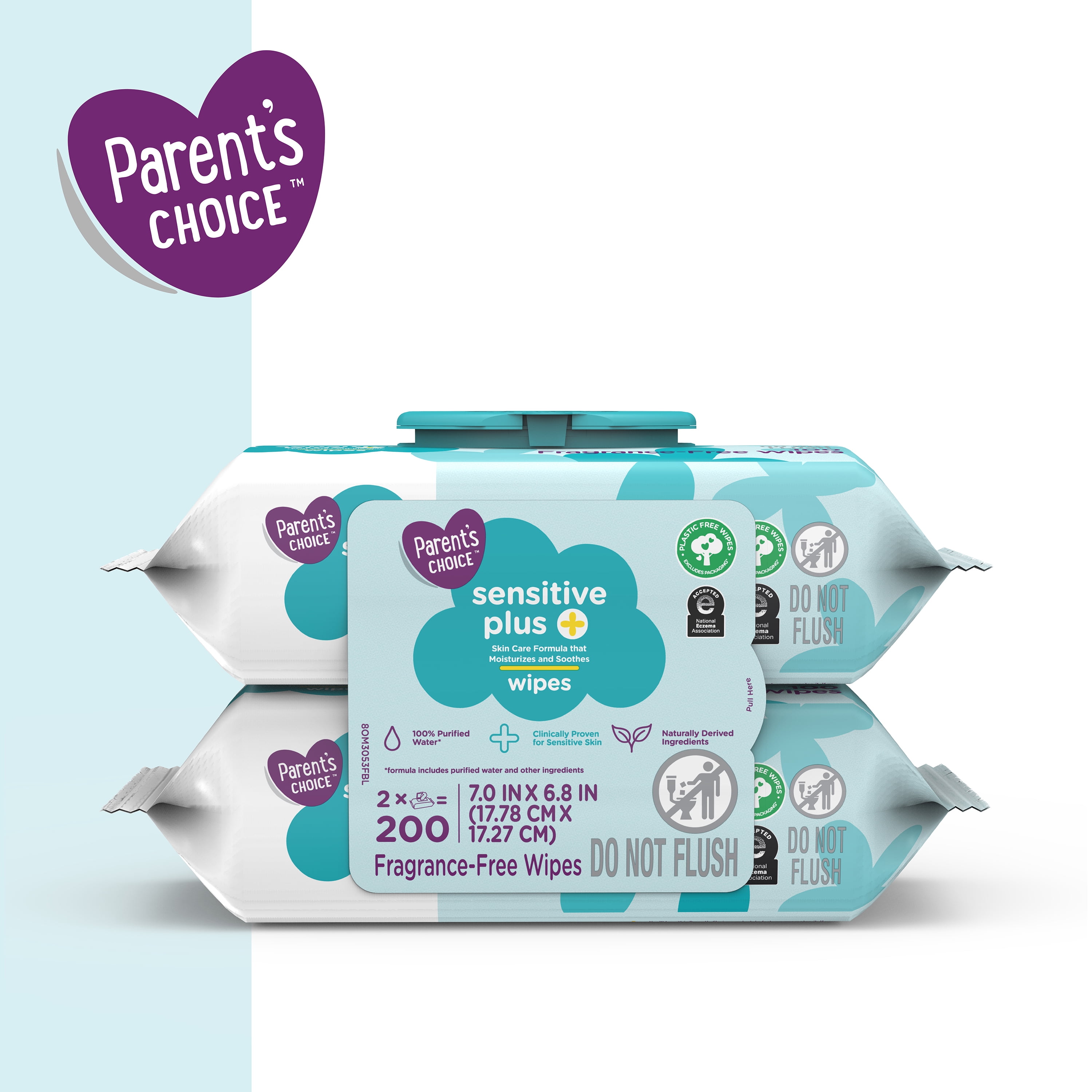 Parent's Choice Sensitive Plus Baby Wipes 400ct Parent's Choice