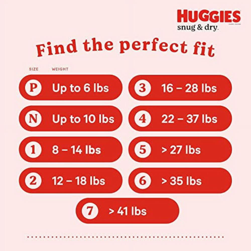 Huggies Size 7 Diapers, Snug & Dry Baby Diapers, Size 7 (41+ lbs), 42 Count Huggies