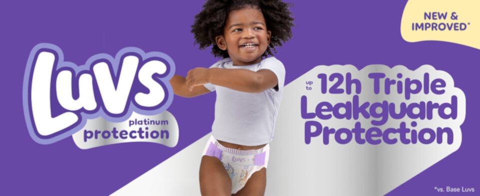 Luvs Platinum Protection Baby Diapers, Size 4, 164 Count (Select for More Options) Luvs