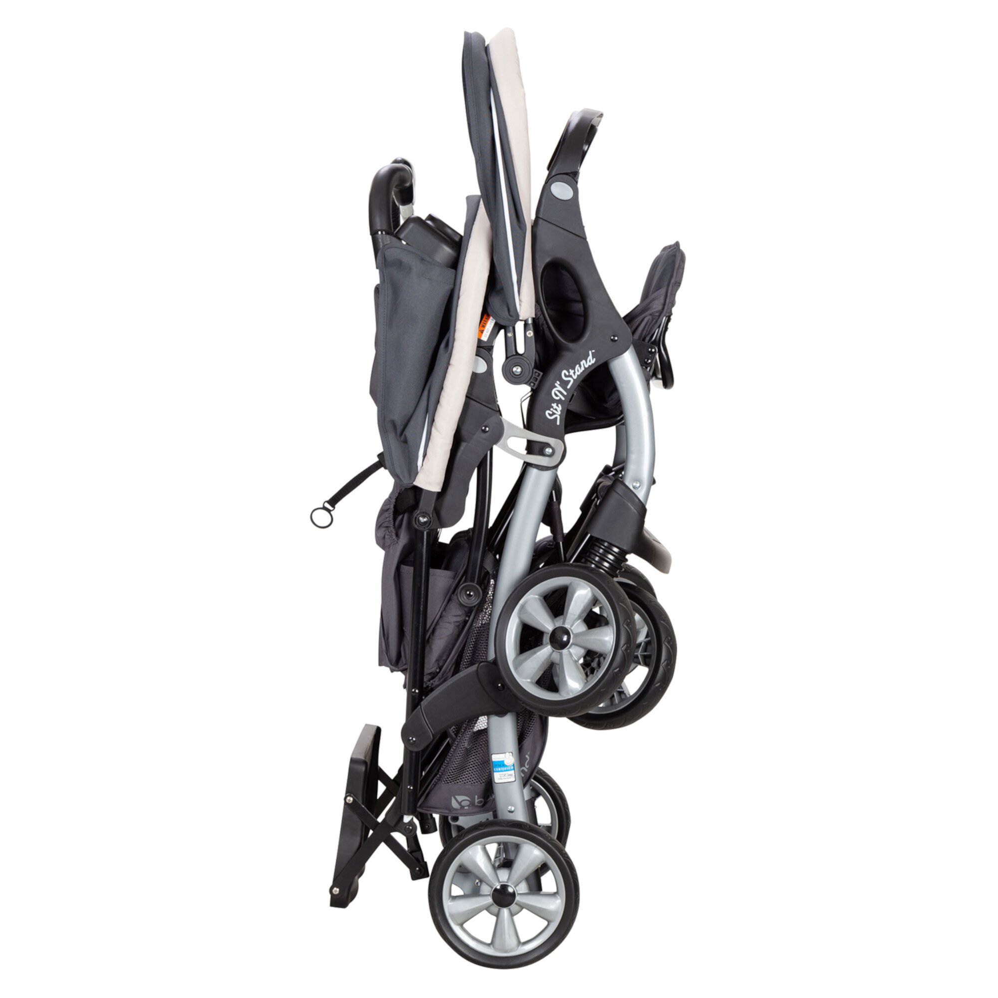 Baby Trend Sit N' Stand Easy Fold Travel Toddler/Baby Double Stroller, Magnolia Unknown