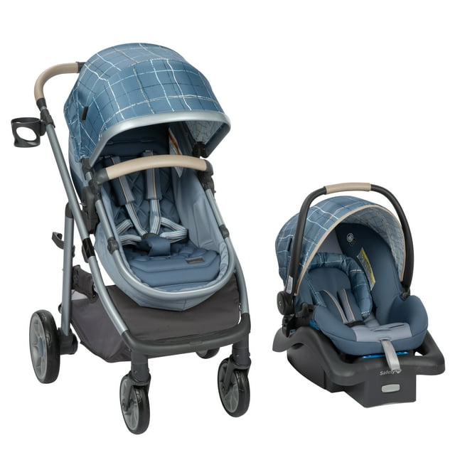 Monbebe Lynx 6 in 1 Modular Travel System Stroller, Distressed Plaid Visit the Monbebe Store