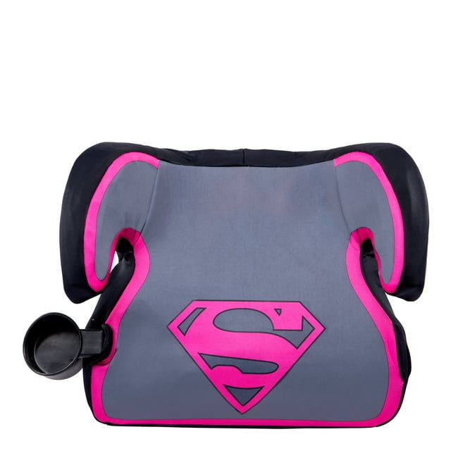 KidsEmbrace Backless Booster Car Seat, DC Comics Supergirl Ultra KidsEmbrace