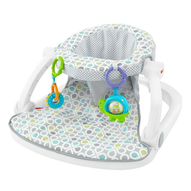 Fisher-Price Supportive Sit-Me-Up Comfy Interactive Floor Seat Infant Mat Toy Visit the Fisher-Price Store