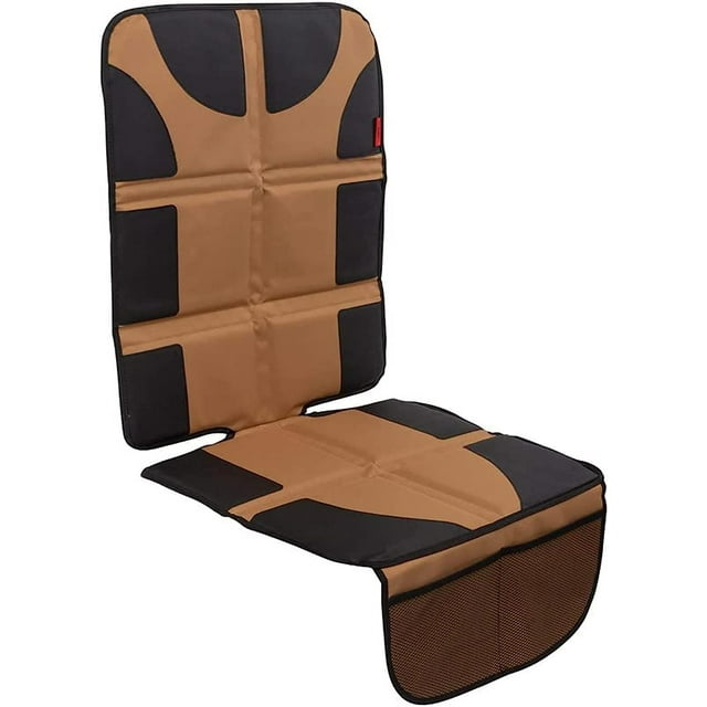 Lusso Gear | Car Seat Protector | Thick Padding, Durable, Waterproof PVC Leather | X-Large, Tan Lusso Gear