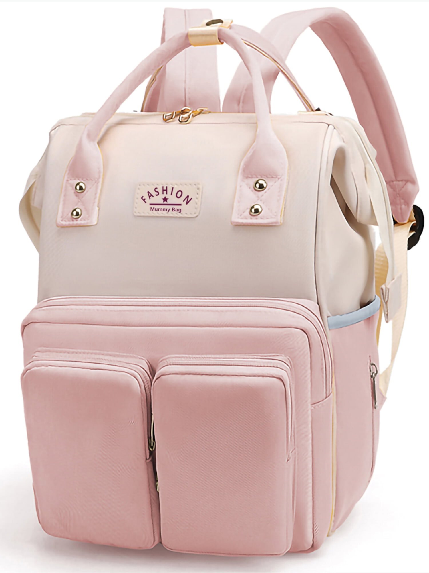 Lvelia Diaper Bag Backpacks Waterproof Baby Nappy Bag Stylish Sturdy,Pink Lvelia