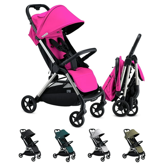 Colugo The One Stroller Lightweight Easy Fold Compact Toddler and Baby Stroller, Knockout Pink Visit the Colugo Store