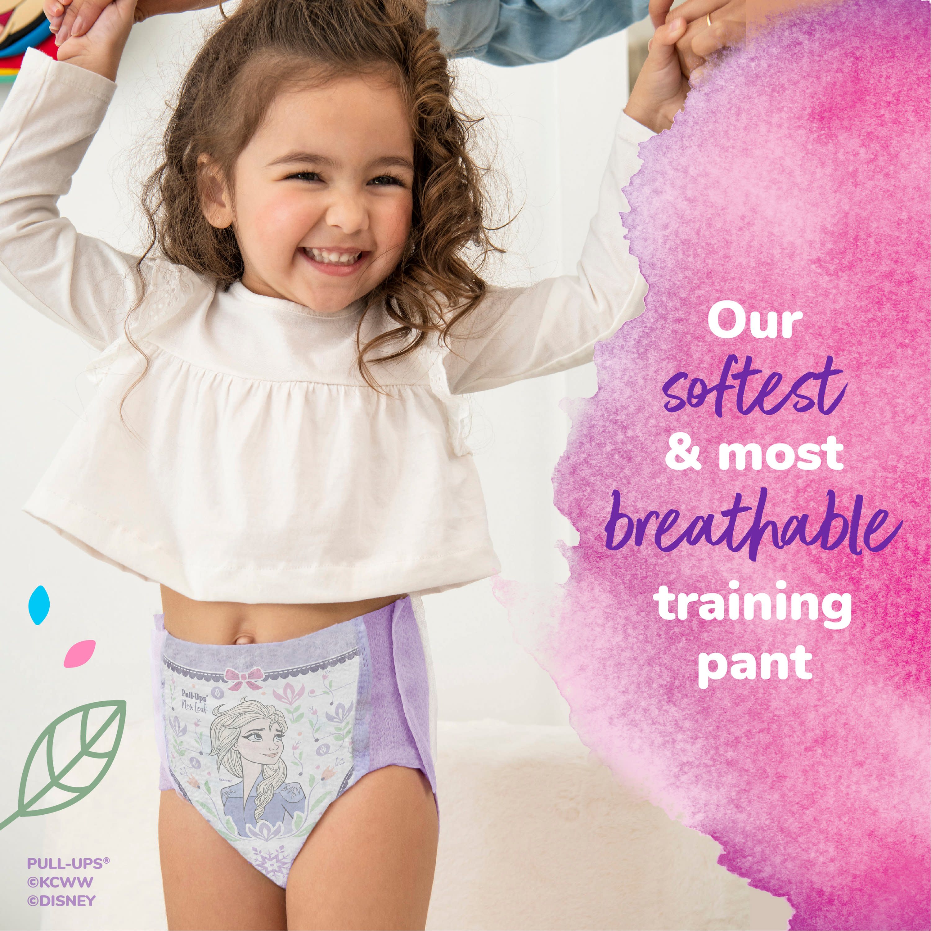 Pull-Ups New Leaf Girls' Disney Frozen Training Pants, 3T-4T, 54 Ct (Select for More Options) Pull-Ups