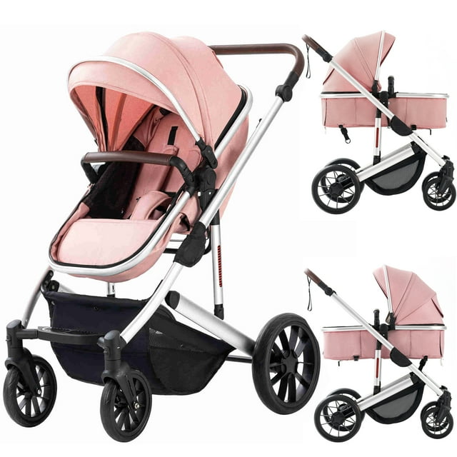 Baby Stroller Wagon Pram Potable Travel Baby Carriage Newborn Bassinet Pram Unbrand