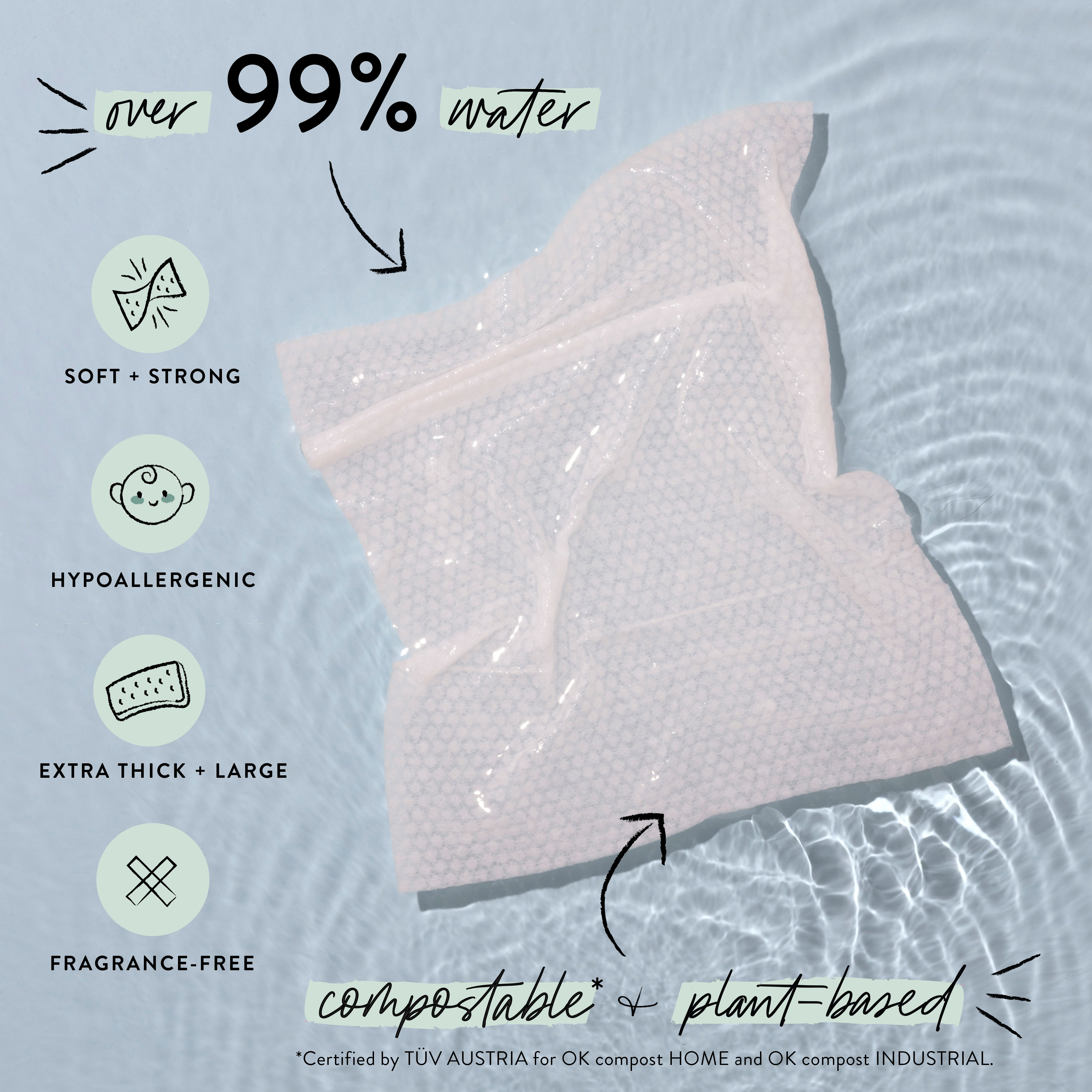 The Honest Company, Clean Conscious™ Wipes, Mosaico Mistico, 288 Count The Honest Company