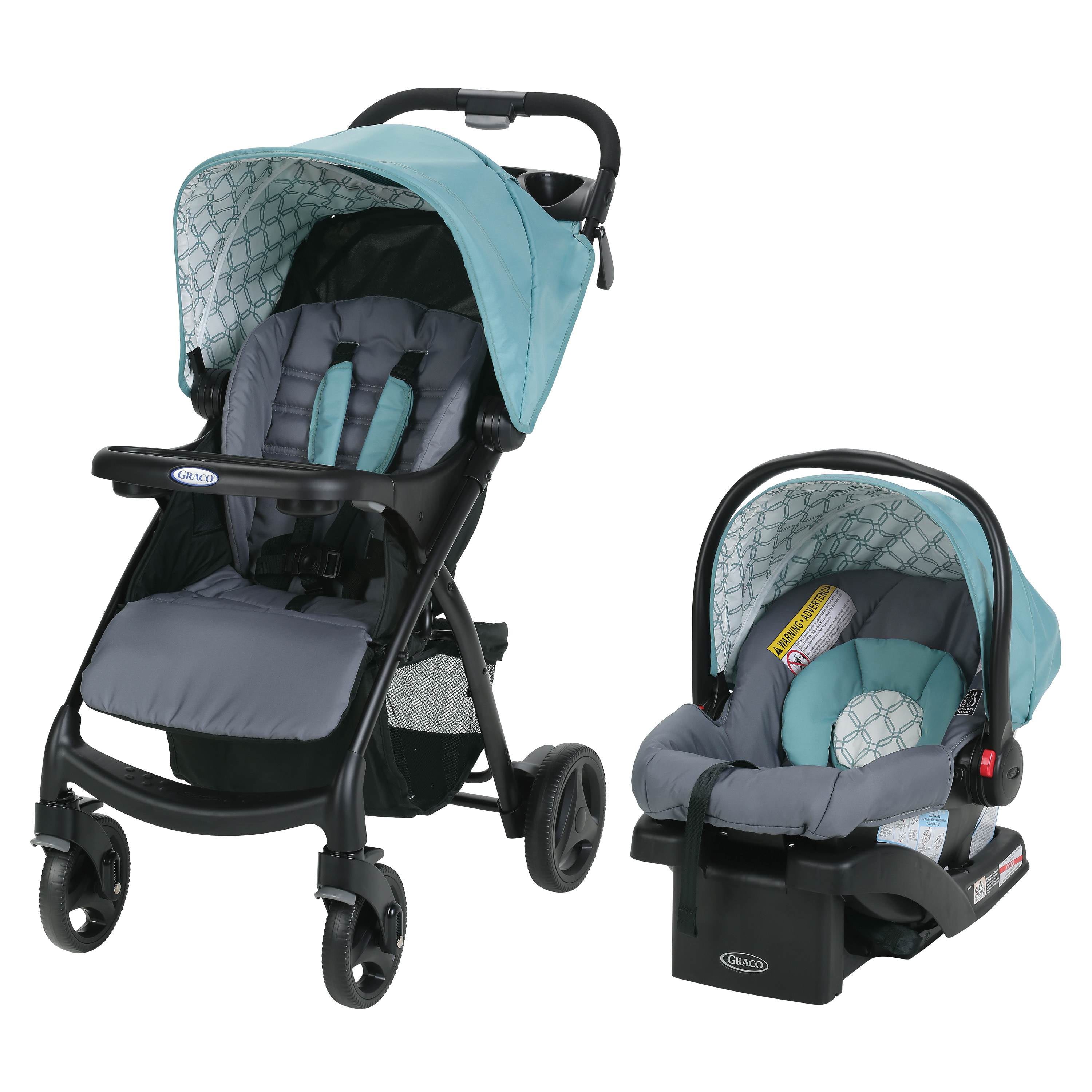 Graco Verb Click Connect Travel System with SnugRide30 Infant Car Seat, Merrick Graco