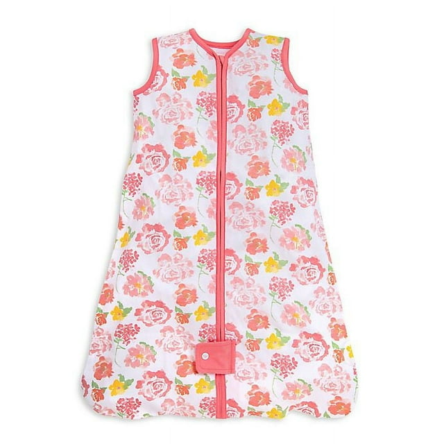 Burt's Bees Baby Beekeeper Size 0-6M Rosy Spring Organic Cotton Wearable Blanket Burt's Bees Baby