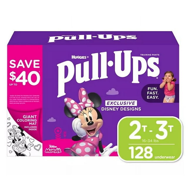 Huggies Pull-Ups Learning Designs Training Pants for Girls - 2T-3T (128 ct.) Huggies