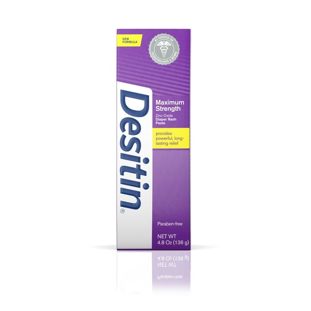 Desitin Maximum Strength Diaper Rash Ointment, 4 oz (6 Pack) (Bundle) Desitin