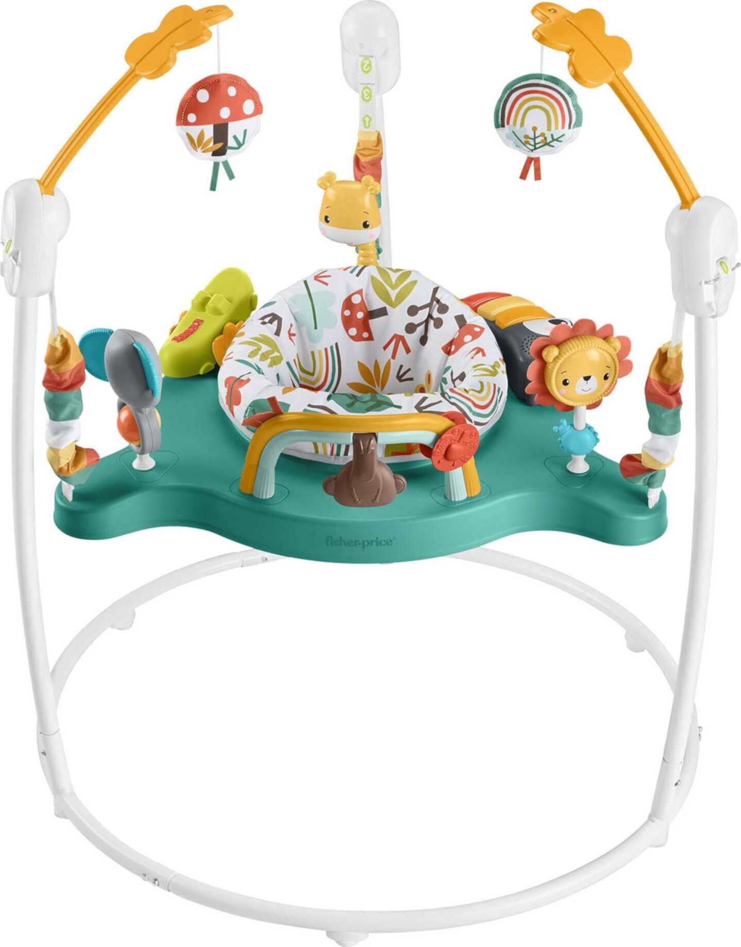 Fisher-Price Baby Bouncer Whimsical Forest Jumperoo Activity Center with Music and Lights, Unisex Fisher-Price