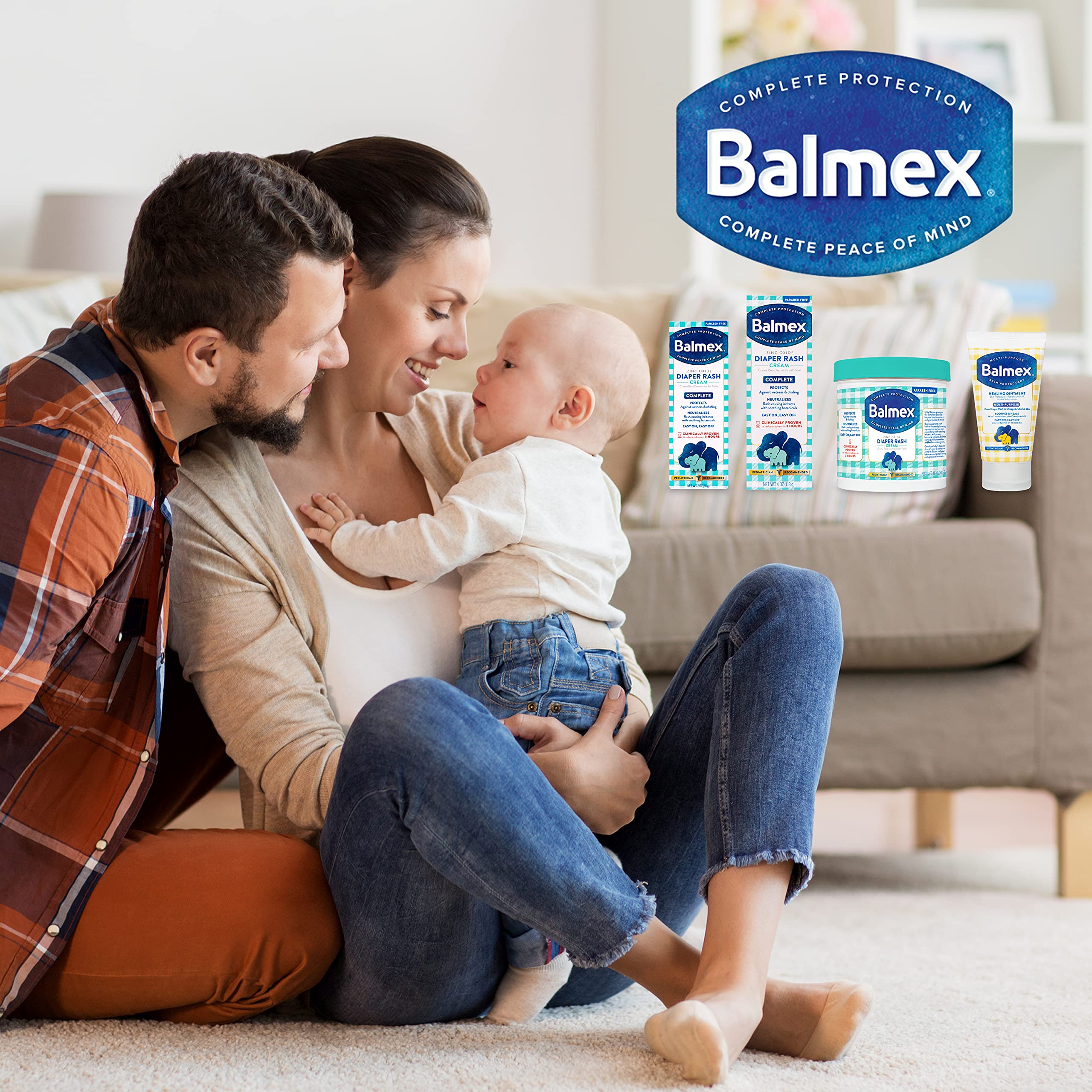 Balmex Complete Protection Diaper Rash Cream - 2 oz Balmex