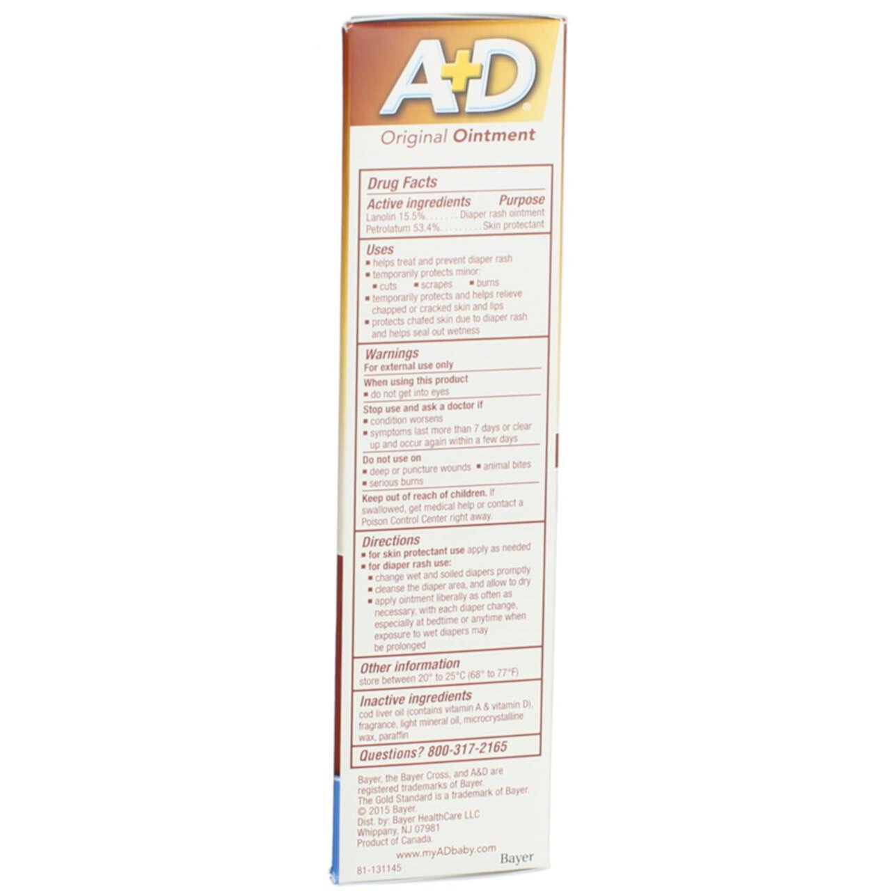 A And D Diaper Rash And Skin Protectant Original Ointment, 4 Oz A+D