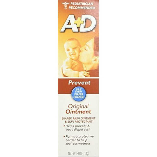 A+D Diaper Rash Ointment Original, 4 Ounce A+D