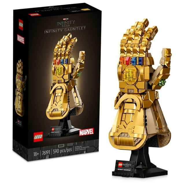 LEGO Marvel Infinity Gauntlet Set 76191, Thanos Glove with Infinity Stones, Collectible Adult Building Set, Avengers Gift for Adults and Teens Lego