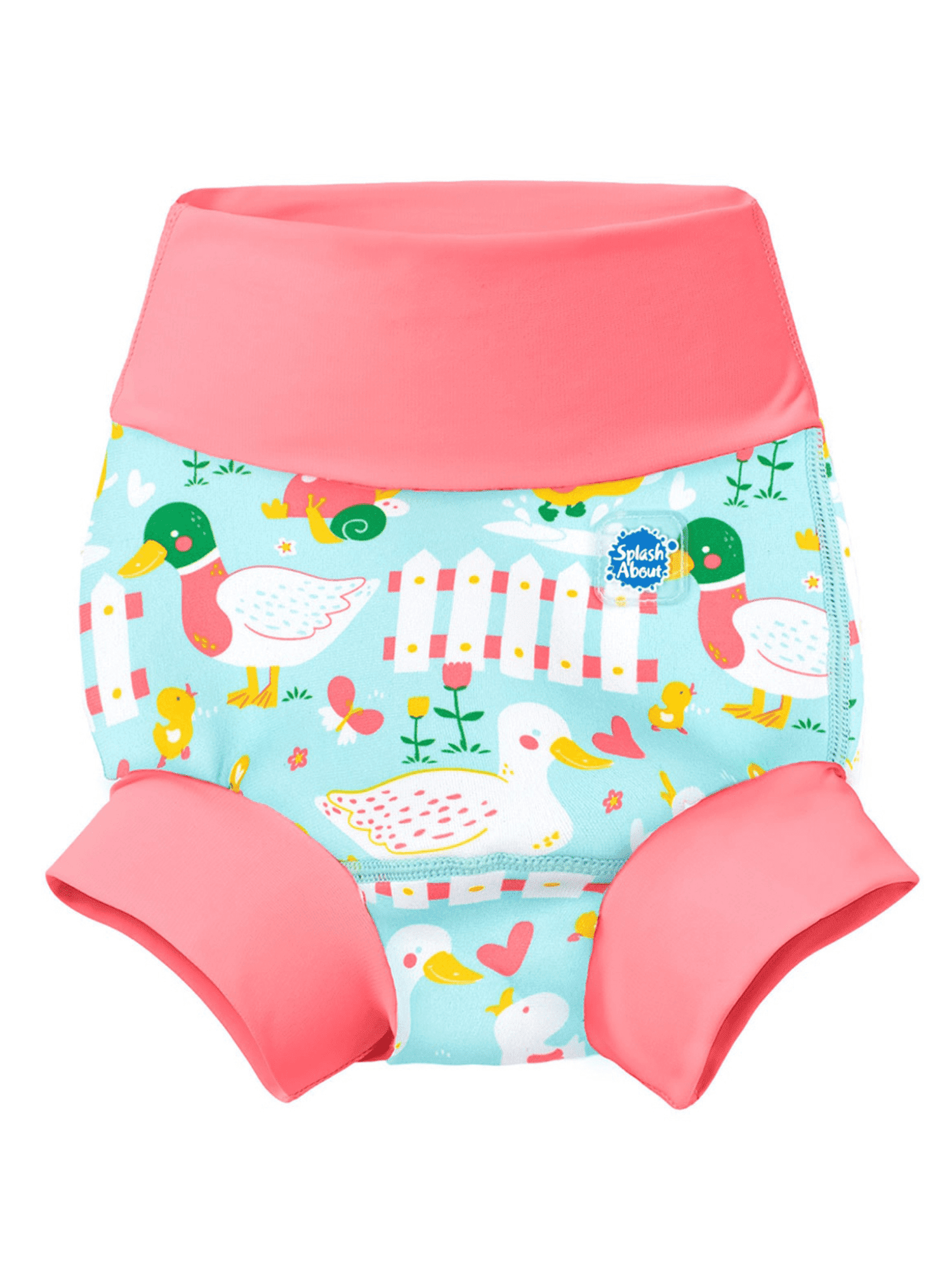 Splash About Girl's Happy Nappy™ Reusable Swim Diaper Little Ducks, 3-6 Months Splash About