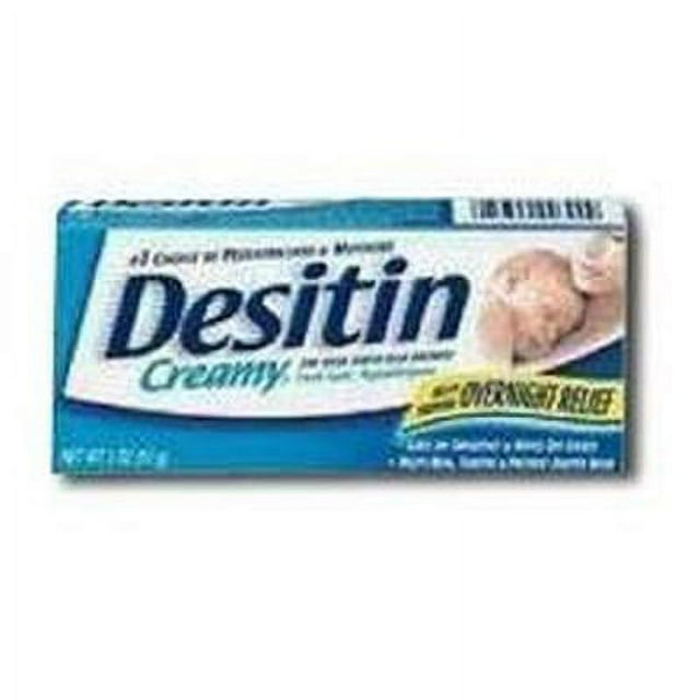 3 Pack - DESITIN Rapid Relief Diaper Rash Creamy Ointment 2 oz Desitin