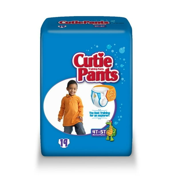 Cuties refastenable training pants for boys 4t-5t, up to 38+ part no. cr9007 (76/case) Cuties