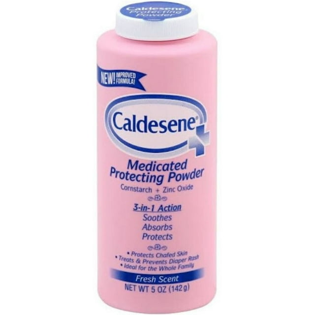 Caldesene Medicated Protecting Powder with Zinc Oxide & Cornstarch, 5 oz Caldesene