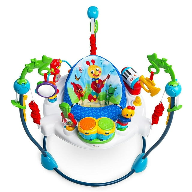 Baby Einstein Neighborhood Symphony Activity Infant Jumper with Take-Along Drum Set, Unisex Visit the Baby Einstein Store