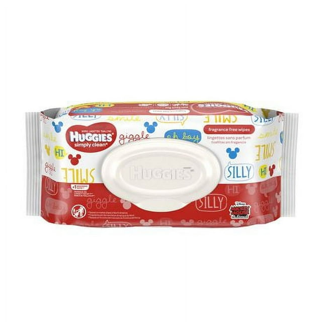 Huggies Baby Wipes Simply Clean Fragrance-Free Huggies