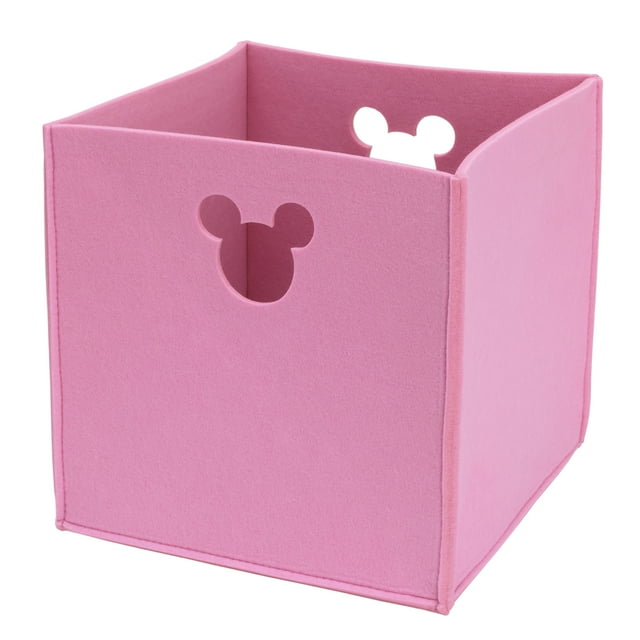 Minnie Mouse Children Disney Baby Felt Fabric Storage Bin, Pink DISNEY BABY